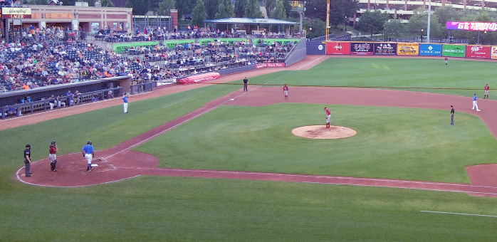 Akron RubberDucks game attended by ASW associates