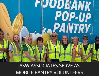 ASW Associates Serve as Mobile Pantry Volunteers