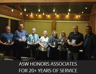 ASW Honors Associates for Years of Service