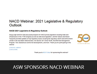ASW to Sponsor NACD Webinar