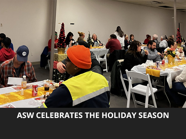 ASW Celebrates the Holiday Season ASW annual holiday luncheon