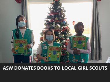 ASW Donates Books to Local Girl Scouts