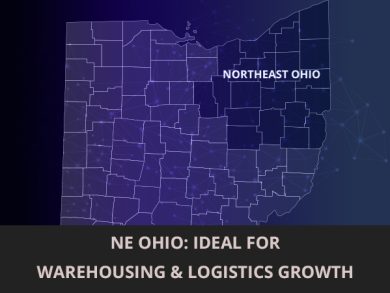 NE Ohio Ideal for Warehousing & Logistics Growth Northeast Ohio is ideal for warehousing and logistics growth.