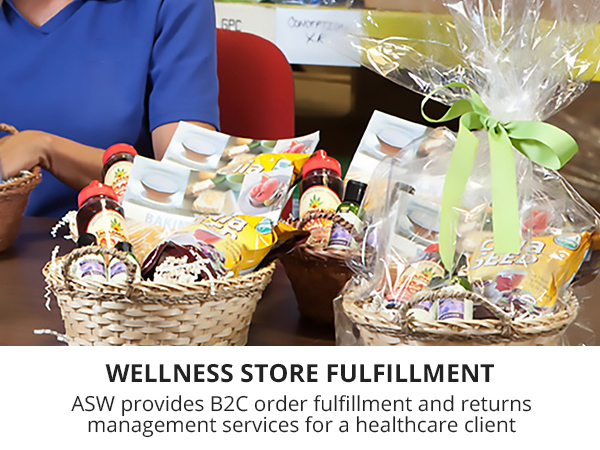 ASW provides wellness store fulfillment for healthcare client
