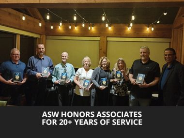 ASW Honors Associates for Years of Service