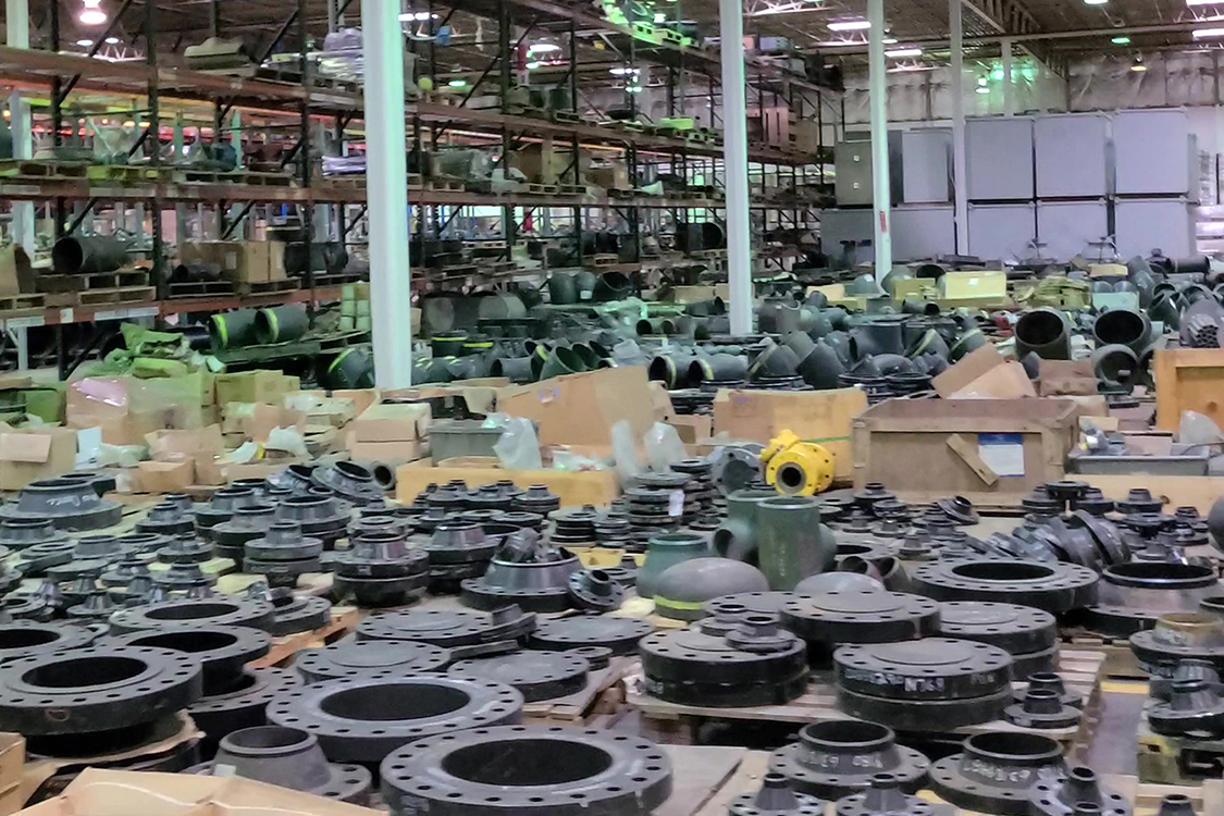 ASW industrial warehousing and staging of product for the utility industry