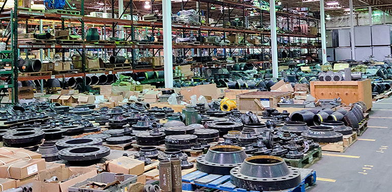 ASW staged inventory for utility logistics