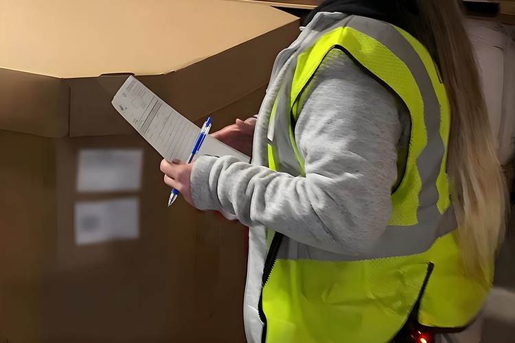 ASW associate checking product documentation as part of quality control