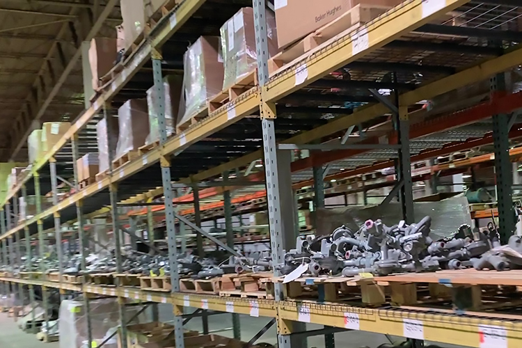 ASW industrial racks with MRO supplies