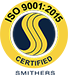 ASW's QMS is certified by Smithers to the ISO 9001:2015 standard