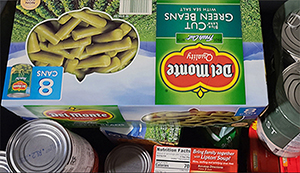 image of canned foods from ASW food drive